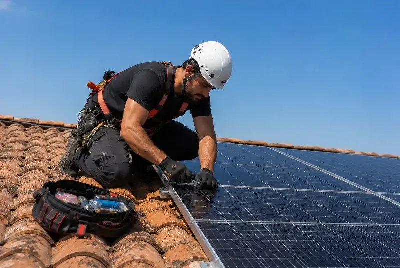 Maintenance et monitoring de panneaux solaires à Combourg